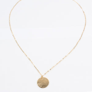 Simple Little Circle Tassels Chian Pendant Bar Alloy Elegant Attractive Necklace